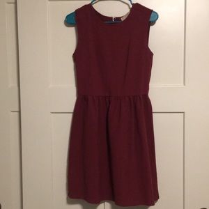 Cranberry A-Line Loft Dress